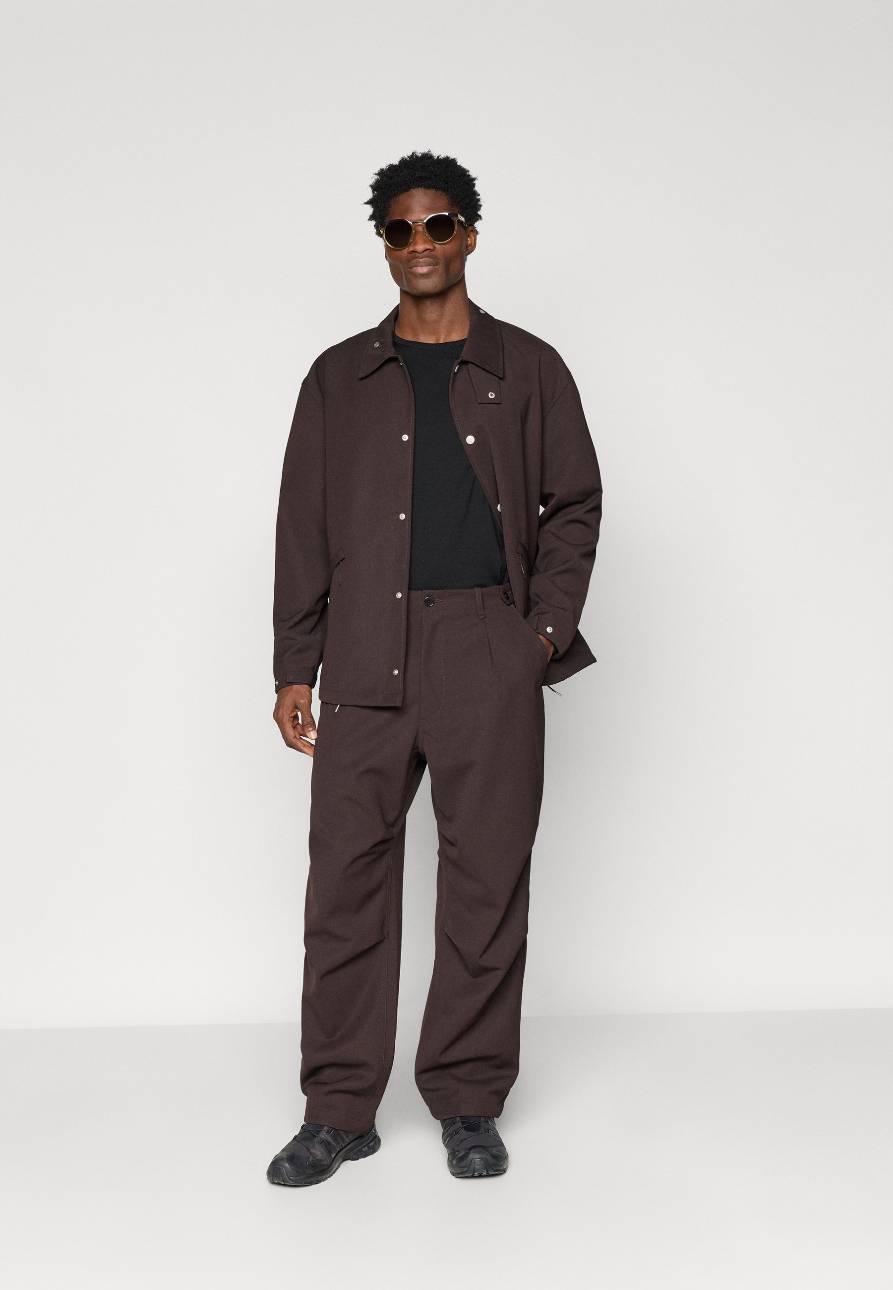 Snow Peak HYBRID COACH JACKET UNISEX - Outdoor jacket - dark brown