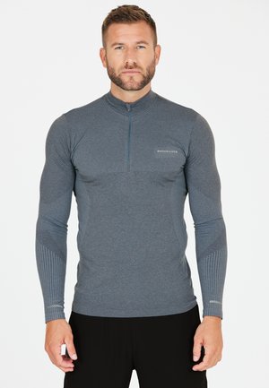 FUNKTION JARO M SEAMLESS MIDLAYER - Långärmad tröja - blue mirage