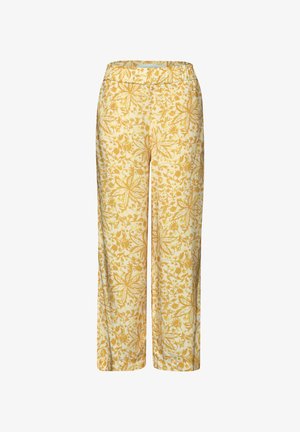 Street One Studio, CULOTTE IN A LOOSE FIT WITH FLORAL PATTERN - Pantalon classique - earthy yellow