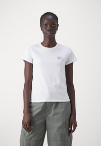 Levi's® THE PERFECT TEE - Marškinėliai su spaudiniu - bright white