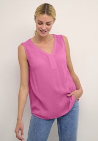 Kaffe - AMBER - Bluse - rose violet Miniaturebillede 1