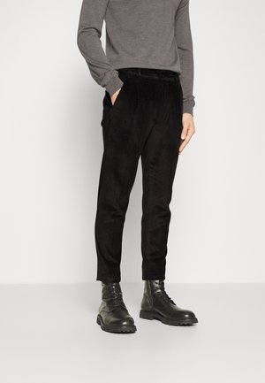 Stoffhose - black