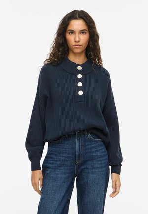 Strickpullover - navy blazer