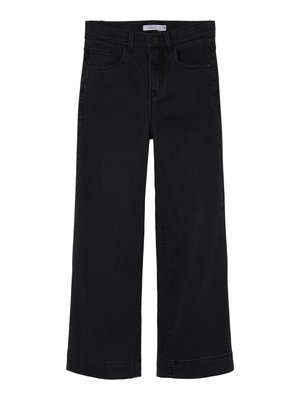 NKFROSE HW WIDE ON - Relaxed fit jeans - black denim