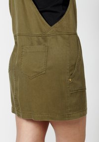Koroshi STRAP - Vestido vaquero - kaki khaki