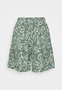 GROOVY WIDE  - Calções - sage