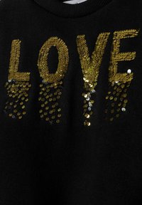 MINOTI CREW NECK WITH SEQUIN APPLIQUE  - Felpa - black