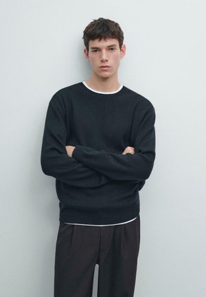 CREW NECK SWEATER  - Strickpullover - dark blue