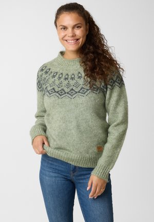 Swedemount, LOFOTEN WOOL KNIT W - Pullover - seaweed melange