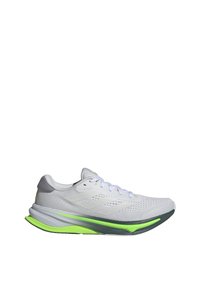 adidas Performance SUPERNOVA SOLUTION - Chaussures de running sur route - cloud white metalic lucid lemon