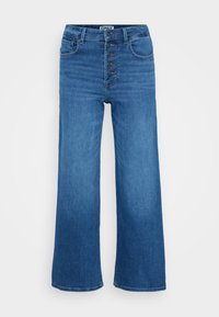 ONLMADISON BLUSH - Wide Leg - medium blue denim