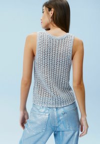 Next SEQUIN TANK - REGULAR FIT - Striktrøje - grey