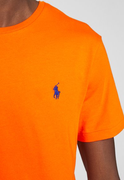 Polo Ralph Lauren CUSTOM SLIM FIT JERSEY CREWNECK T-SHIRT - T-shirt básica - sailing orange