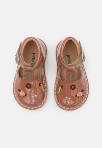 Petit Nord Copenhagen T-BAR SCALLOP BIRDS UNISEX - Boty se suchým zipem - rose clay