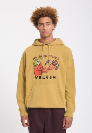 Volcom, HOODIE EARTH SPEAKS - Sweat à capuche - mustard