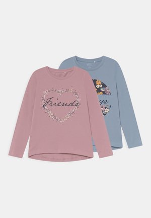 NKFVIX 2 PACK - Maglietta a manica lunga - dusty blue