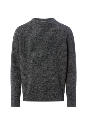 Strickpullover - schwarz grau