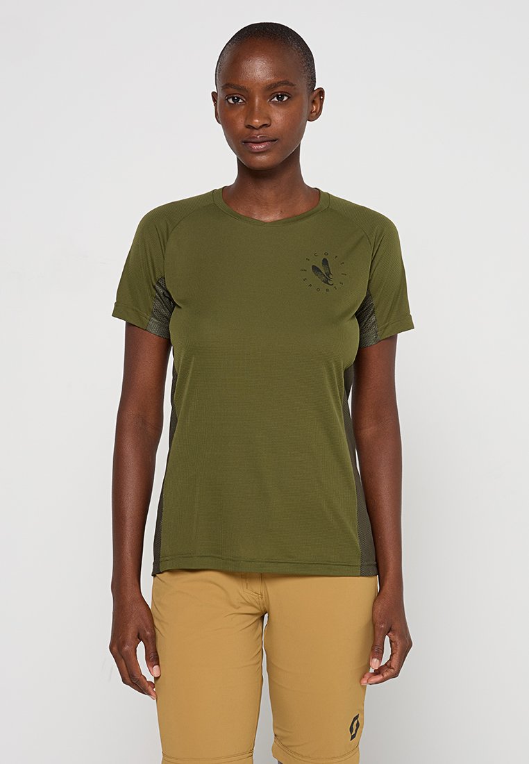 SCOTT Sports Sport T-shirt olijfgroen SCOTT Sports Sport T-shirt olijfgroen