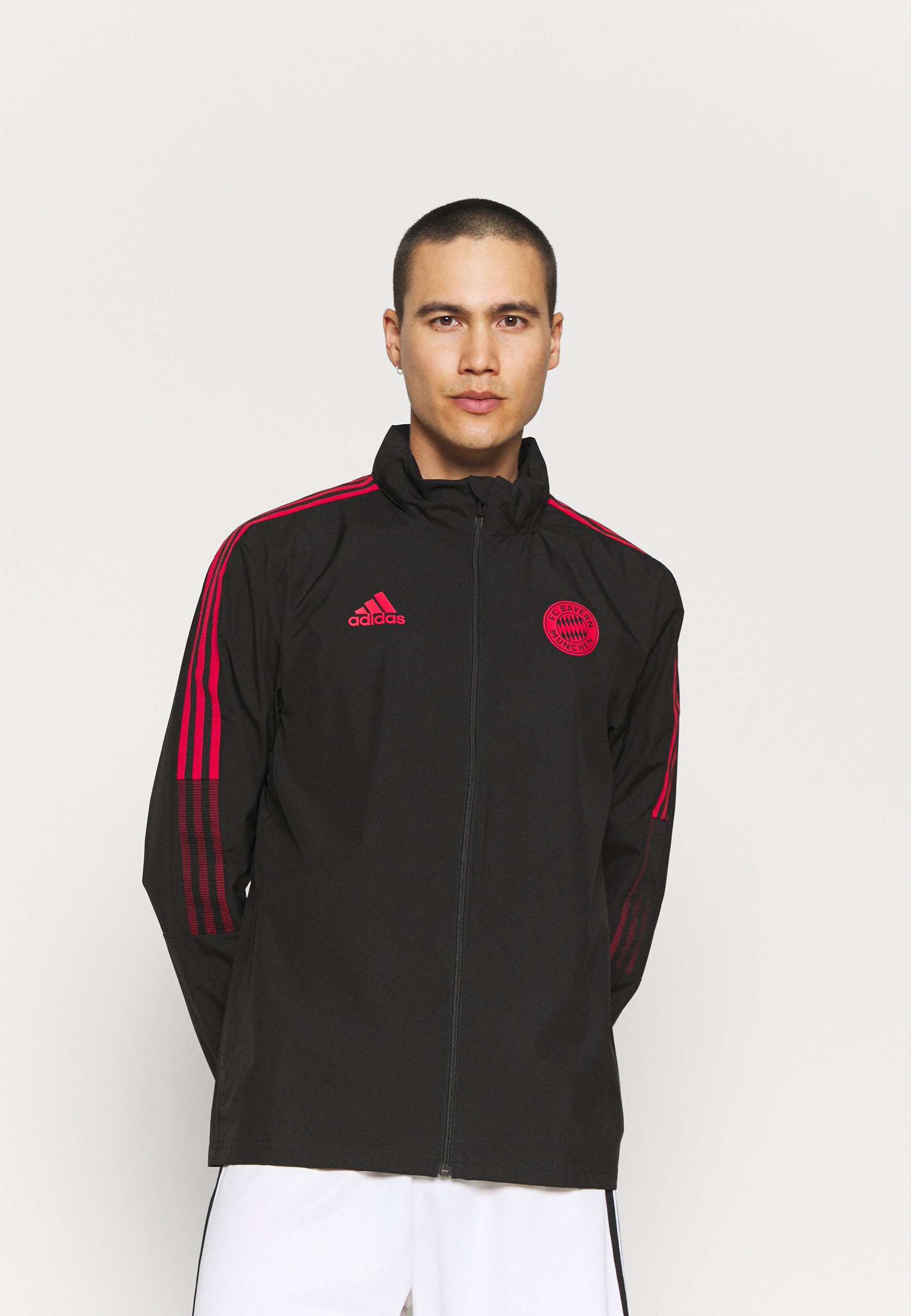 Fc bayern trainingsjacke schwarz Clearance