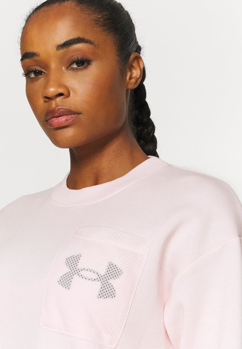 Damen Sportbekleidung | Under Armour RIVAL CREW Sweatshirt pink - VZ85731 Damen Sportbekleidung | Under Armour RIVAL CREW Sweatshirt pink - VZ85731