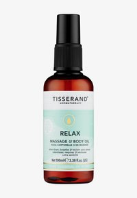 Tisserand Aromatherapy RELAX MASSAGE & BODY OIL - Kroppsolja och skimmer