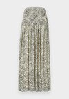 NATALIE MAXI SKIRT - Jupe longue - batik ivory/ black