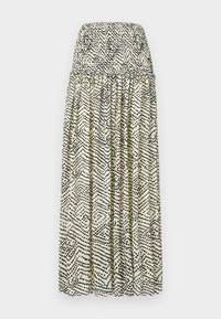 NATALIE MAXI SKIRT - Maksihame - batik ivory/ black