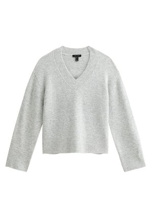 New Look WIDE V-NECK  - Trui - pale grey