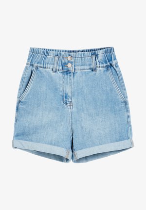 ELASTICATED WAIST - Shorts di jeans - blue