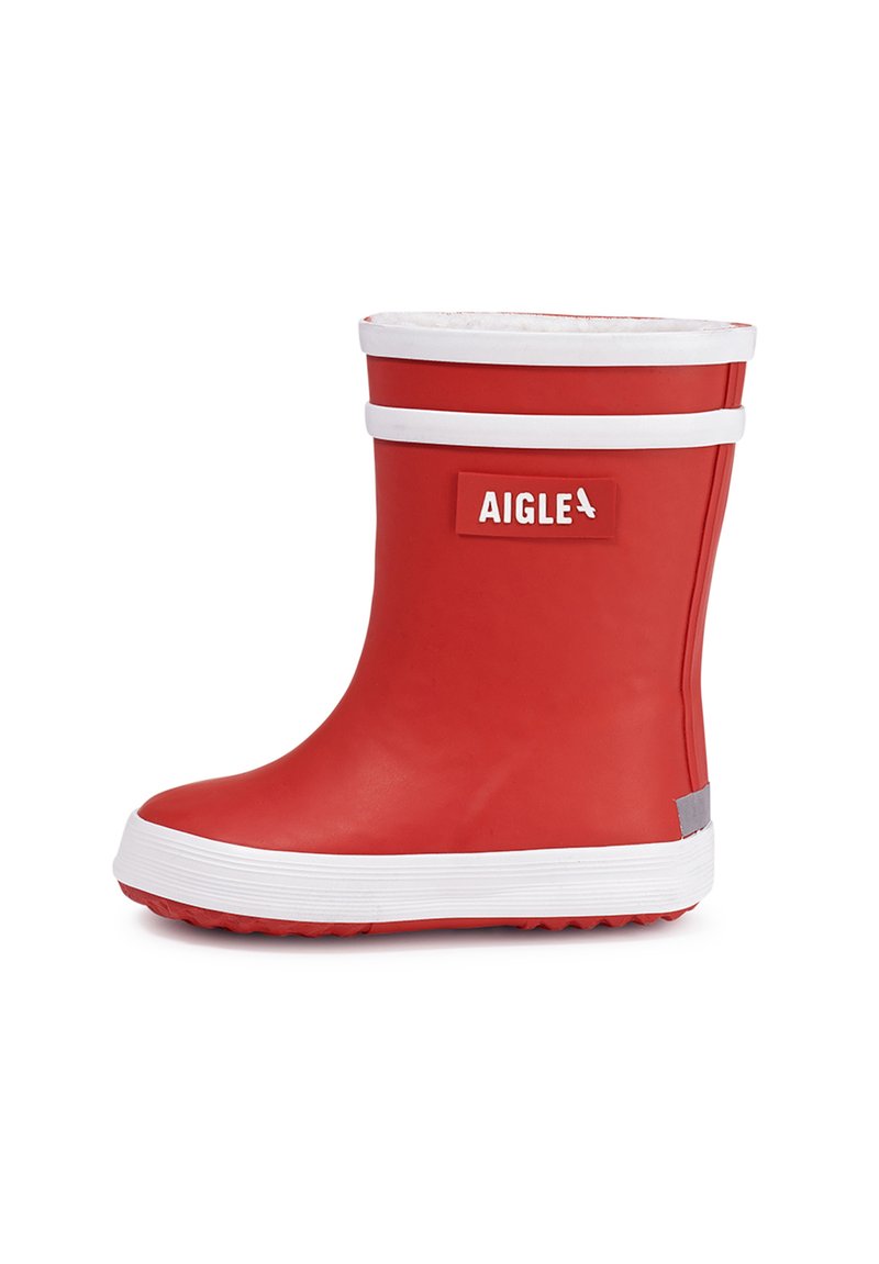 Aigle BABY FLAC FUR - Bottes en caoutchouc - red