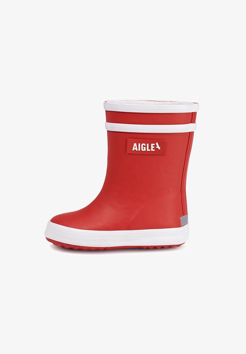 Aigle BABY FLAC FUR - Bottes en caoutchouc - red