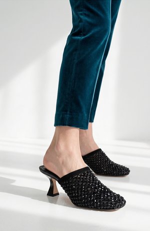 Marc Ellis, MARC ELLIS HEELED SHOE - Pantolette flach - black