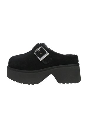 Ciabattine con tacco - black