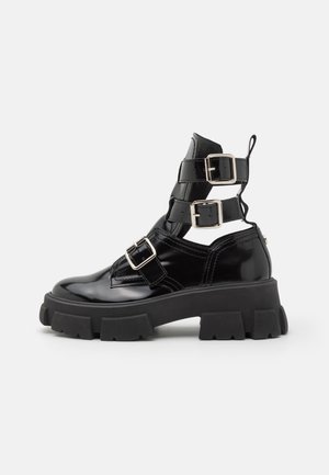 Steve Madden TIED UP - Bottines à plateau - black