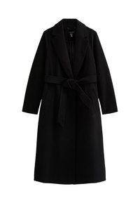 BELTED - Cappotto classico - black