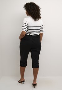 Kaffe Curve MALIA NARROW  - T-shirts print - chalk   black stripe