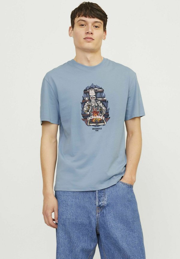 RUNDHALS  - T-Shirt print - mountain spring