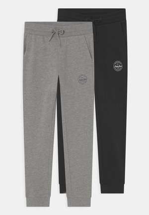 JJIGORDON JJSHARK JR 2 PACK - Pantalones deportivos - black/light grey