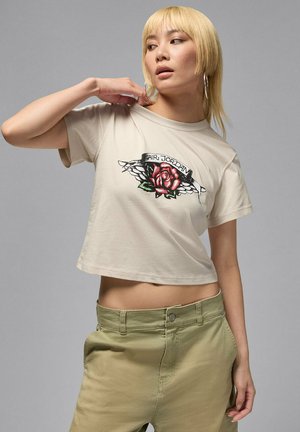 T-Shirt print - beige