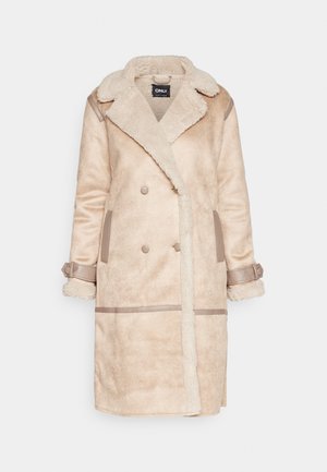 ONLY ONLYLVA BONDED COAT - Mantel - humus