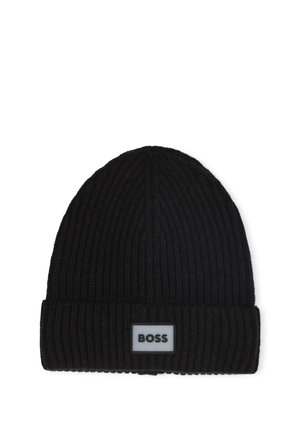 AVEC BADGE - Beanie - black