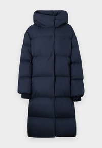 WRAP COAT - Pūkinis paltas - dark night navy