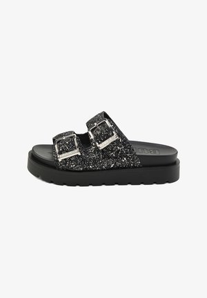 Buffalo, RAYA ARI GLAM - Slip-on sandaler - black silver