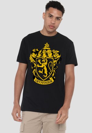 Cotton Soul, HARRY POTTER GRYFFINDOR CREST - Print T-shirt - black