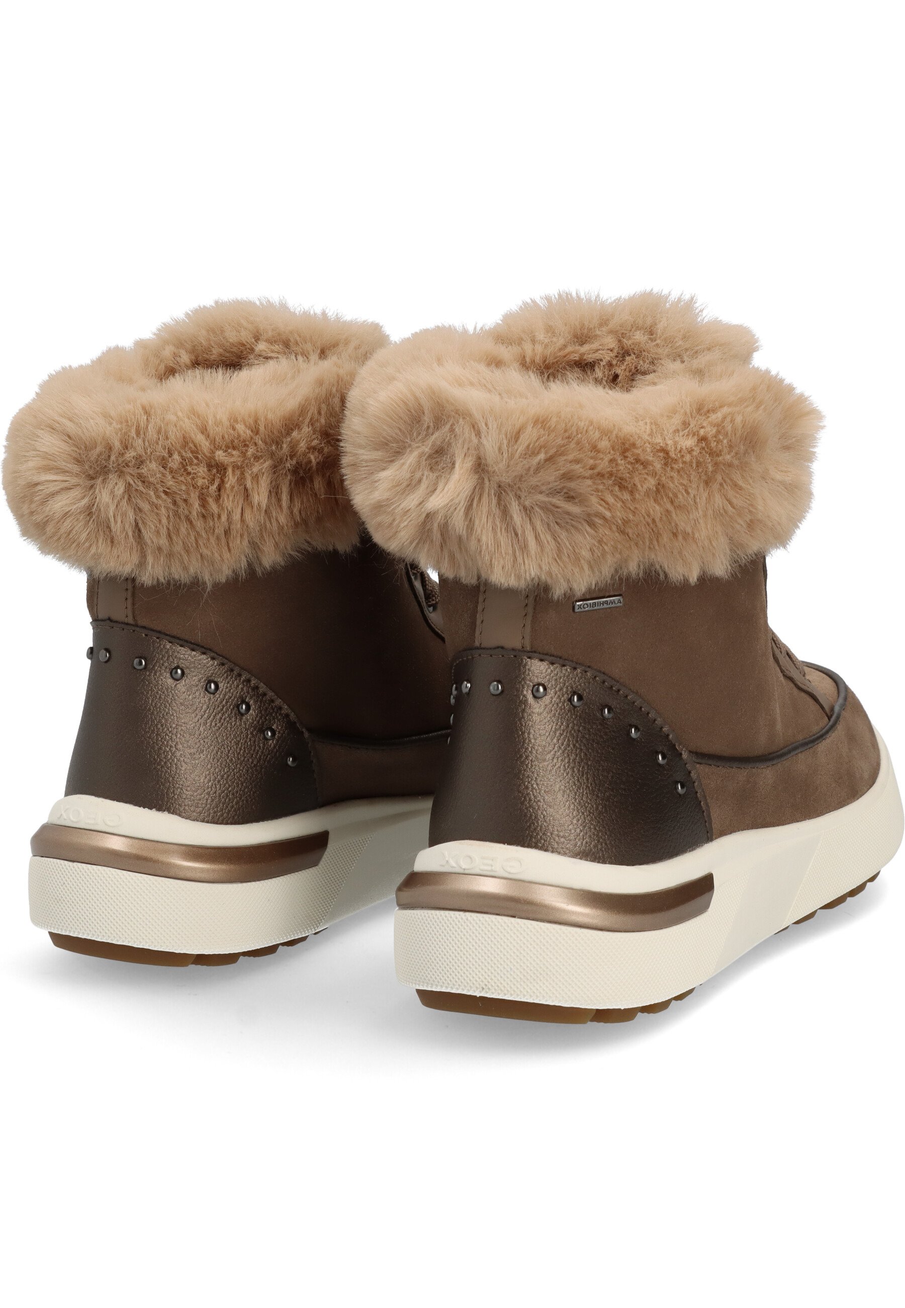 Geox Botas para la nieve - taupe/marrón topo - Zalando.es
