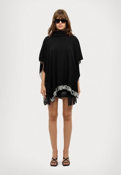 MOSCHINO PONCHO - Keep - black