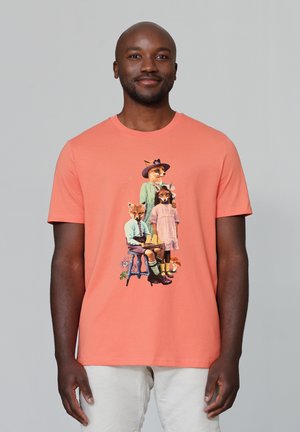 watapparel FANCY FOX - T-shirt print - fiesta