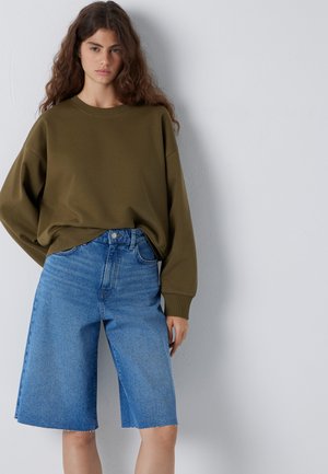 Mavi, MAVI LOGO SWEATSHIRTS CREW NECK SWEATSHIRT - Sweatshirt - dark olive