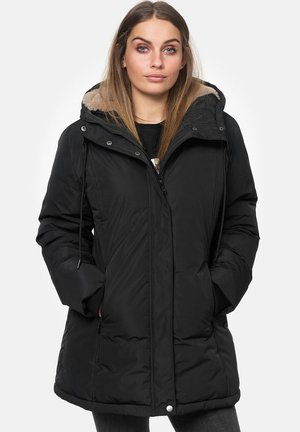 MIT KAPUZE TONG - Manteau d'hiver - black