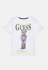 Guess JUNIOR - T-shirt con stampa - pure white